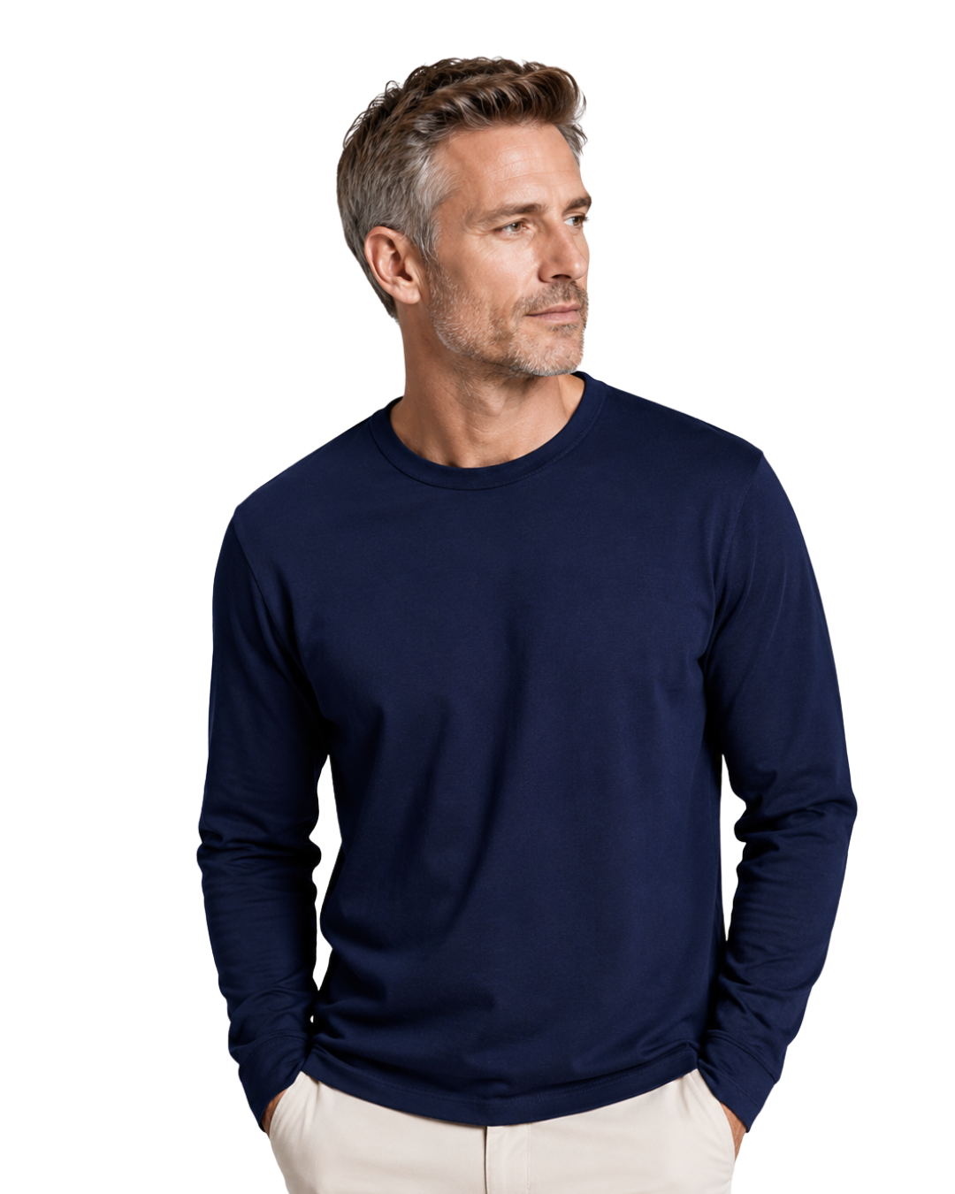 LONG SLEEVE COTTON T-SHIRT