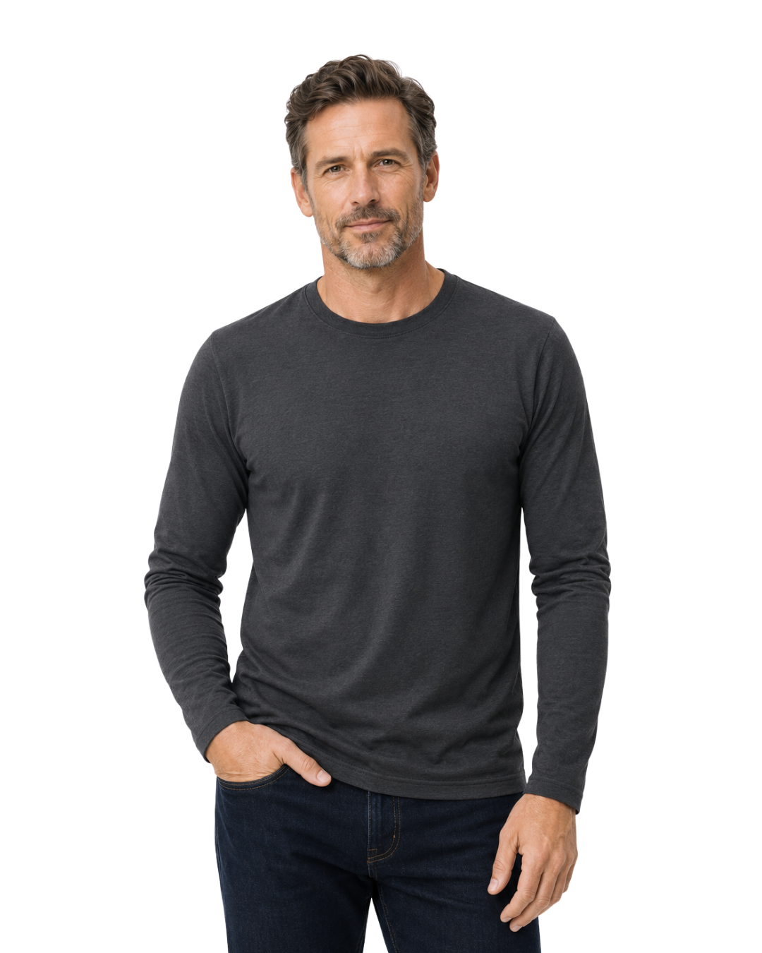 LONG SLEEVE COTTON T-SHIRT