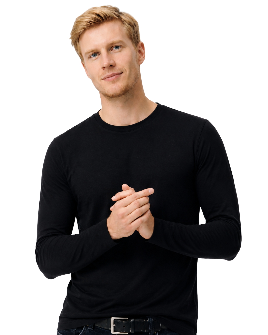 LONG SLEEVE COTTON T-SHIRT