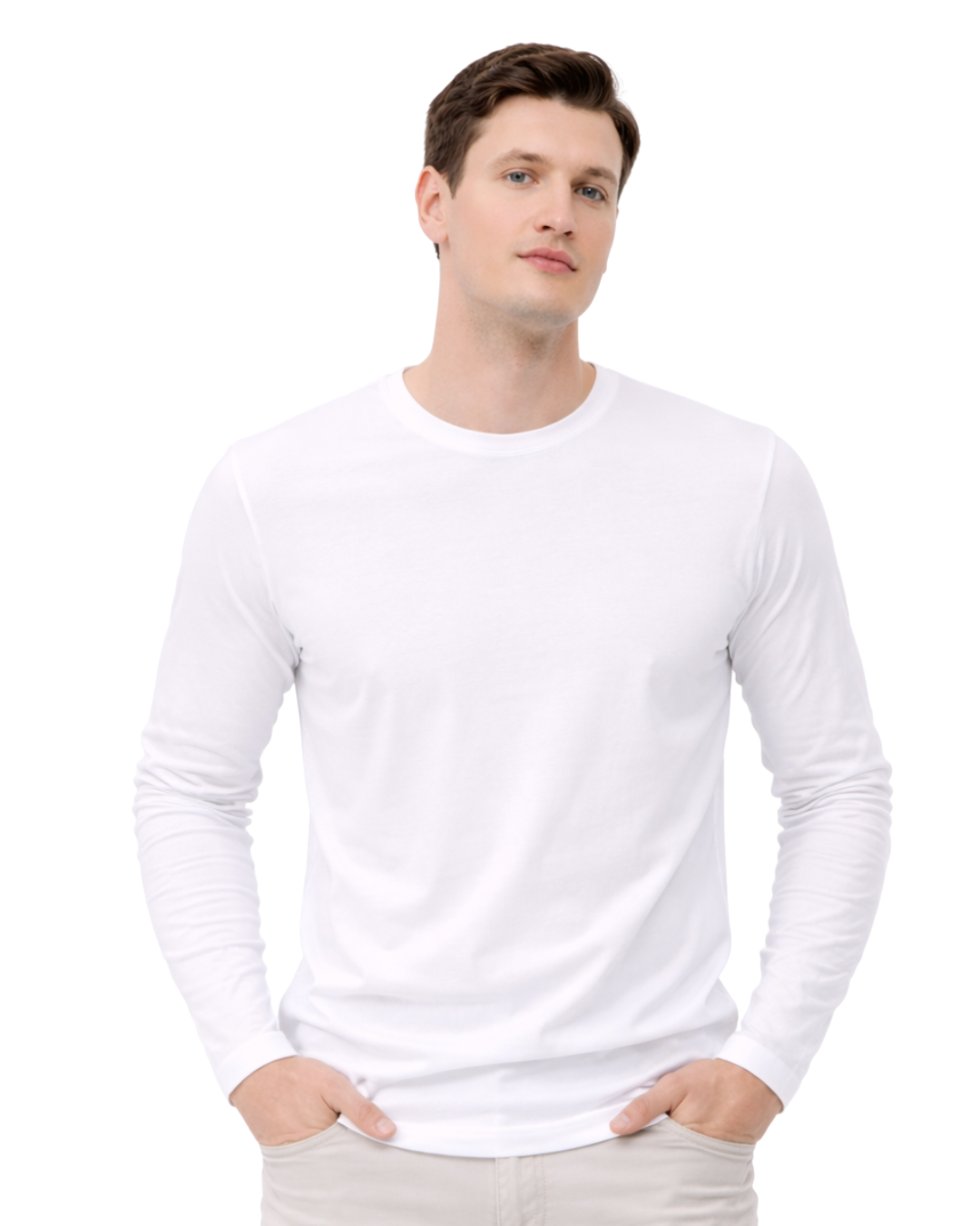 LONG SLEEVE COTTON T-SHIRT